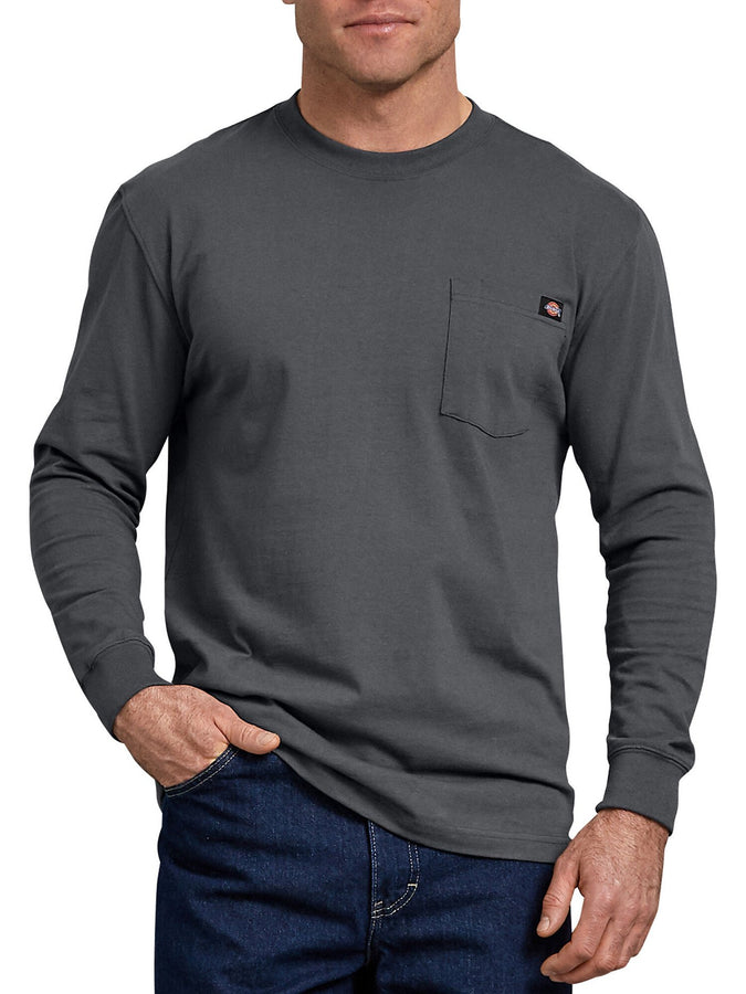 Dickies Heavyweight Pocket Long Sleeve T-Shirt | CHARCOAL (CH)