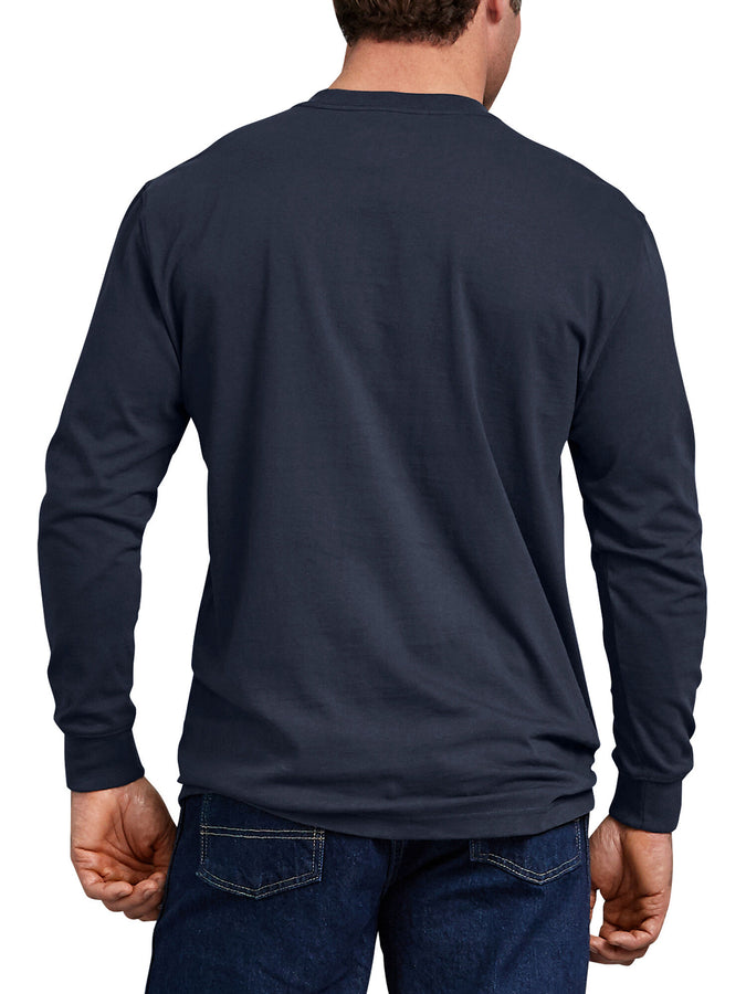 Dickies Heavyweight Pocket Long Sleeve T-Shirt | DARK NAVY (DN)