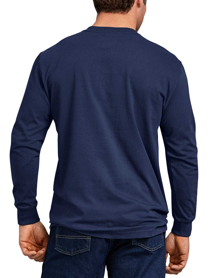 Dickies Heavyweight Pocket Long Sleeve T-Shirt | DEEP BLUE (EL)