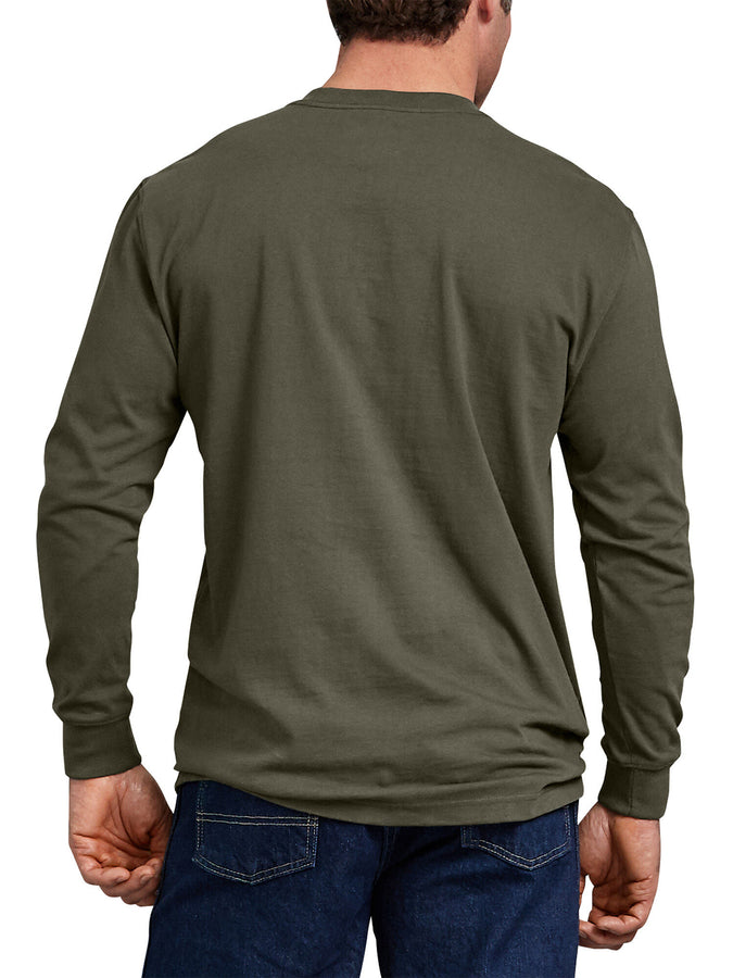 Dickies Heavyweight Pocket Long Sleeve T-Shirt | MOSS GREEN (MS)