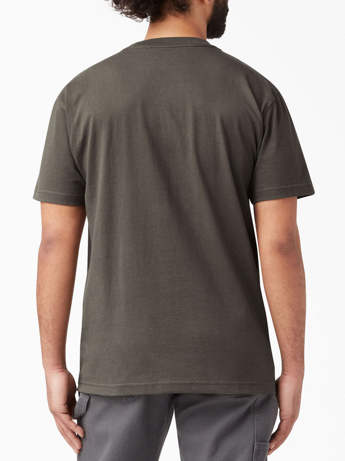 Dickies Heavyweight Pocket T-Shirt | BLACK OLIVE (BV)