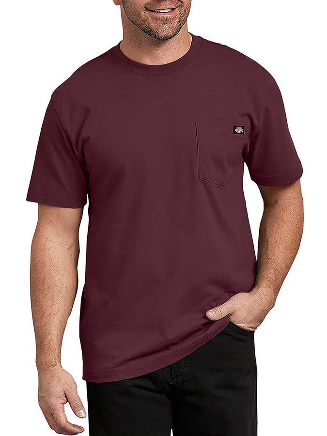Dickies Heavyweight Pocket T-Shirt | BURGUNDY (BY)