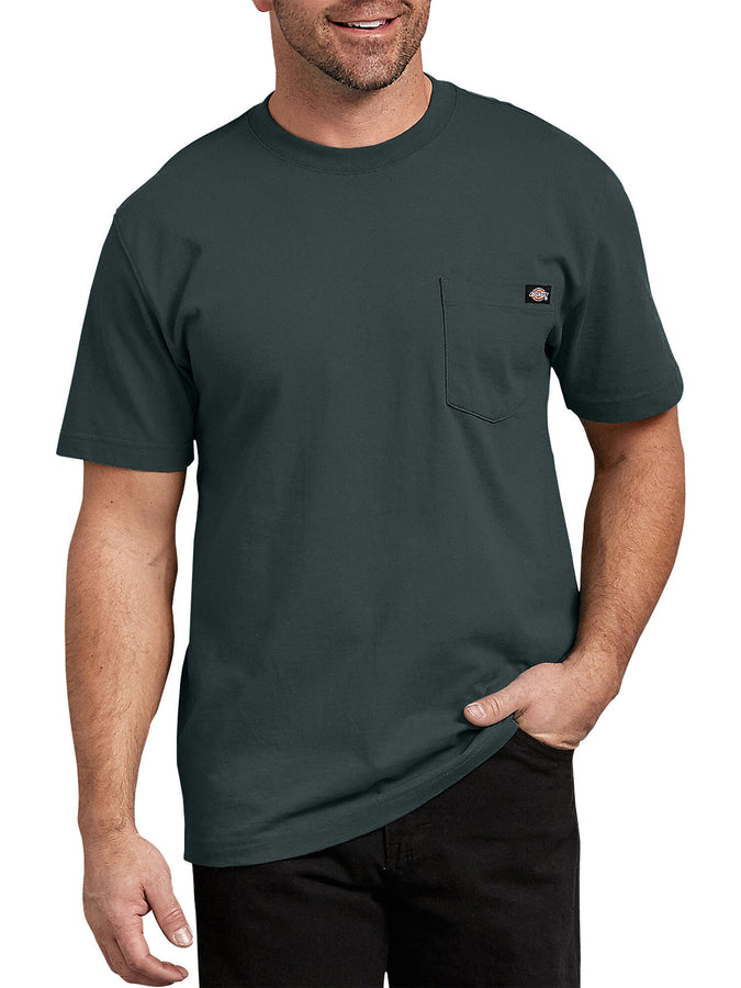 Dickies Heavyweight Pocket T-Shirt | HUNTER GREEN (GH)