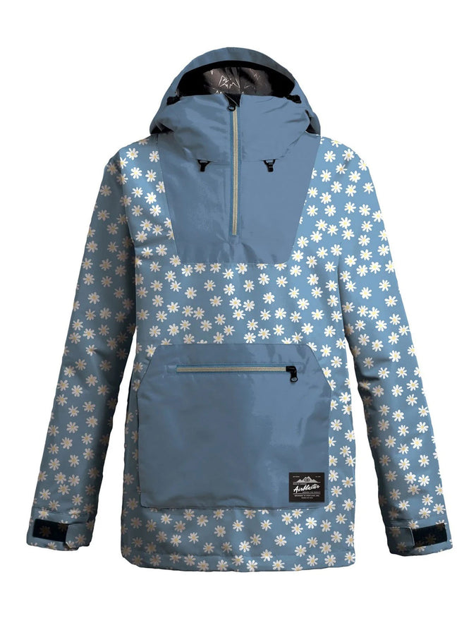 Airblaster Freedom Pullover Snowboard Jacket 2023 | LIGHT BLUE DAISY