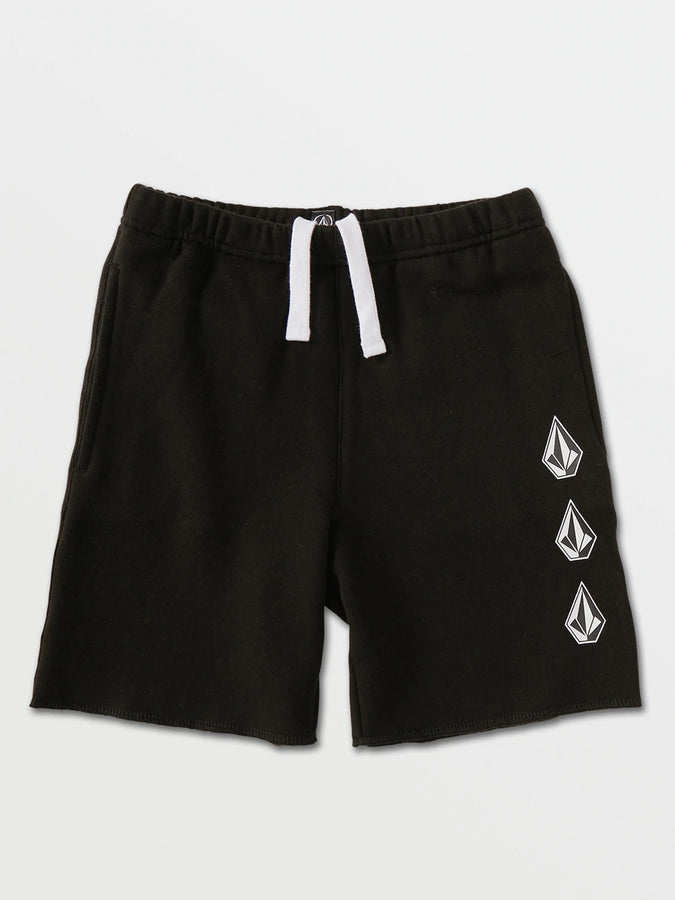 Iconic Stone Fleece Shorts | BLACK (BLK)