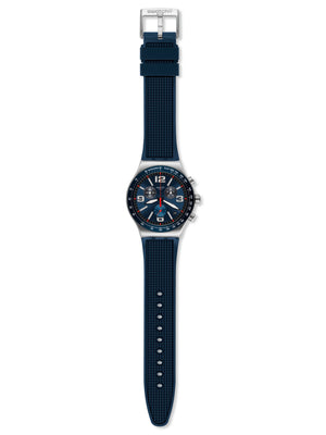 Swatch Blue Grid Watch