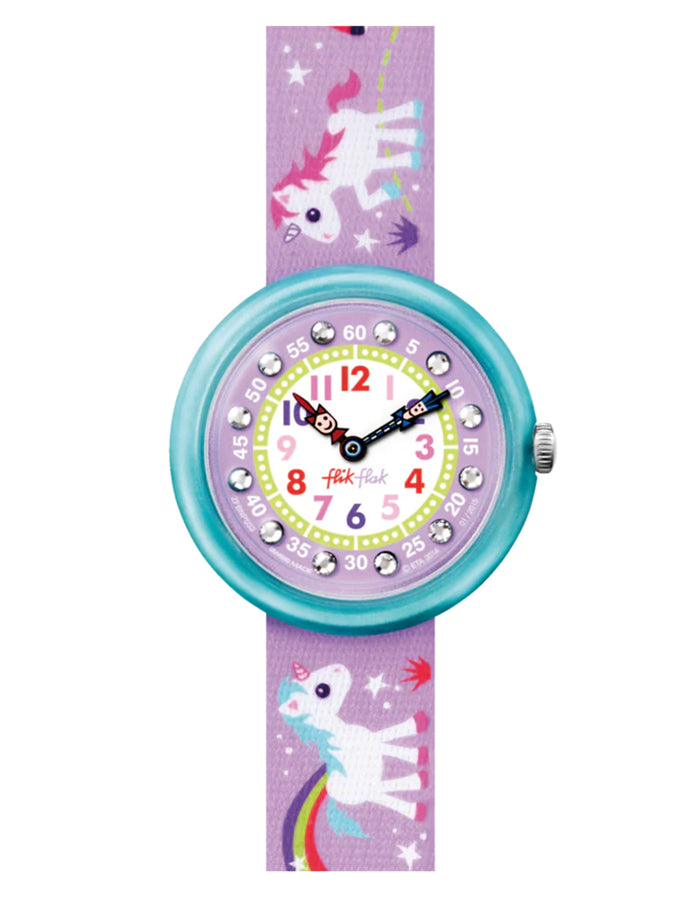 Swatch Flik Flak Magical Unicorns Watch | PURPLE