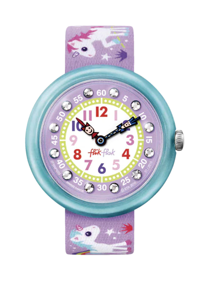 Swatch Flik Flak Magical Unicorns Watch | PURPLE