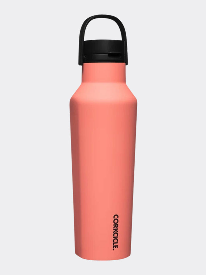 Corkcicle Sport Neon Lights 20oz Coral Canteen | NEON LIGHTS CORAL