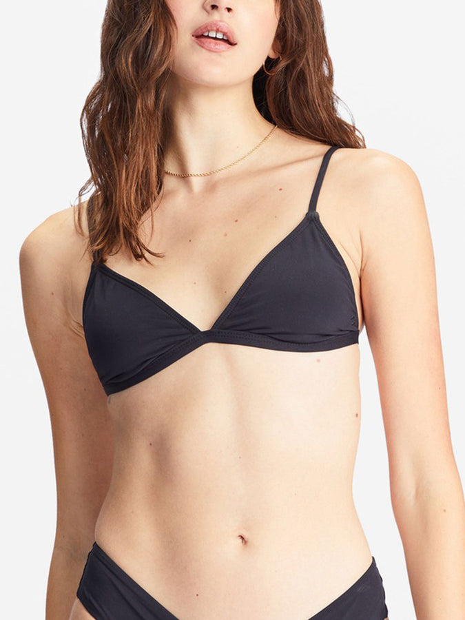 Billabong Sol Searcher Ceci Triangle Bikini Top | BLACK PEBBLE (BPB)