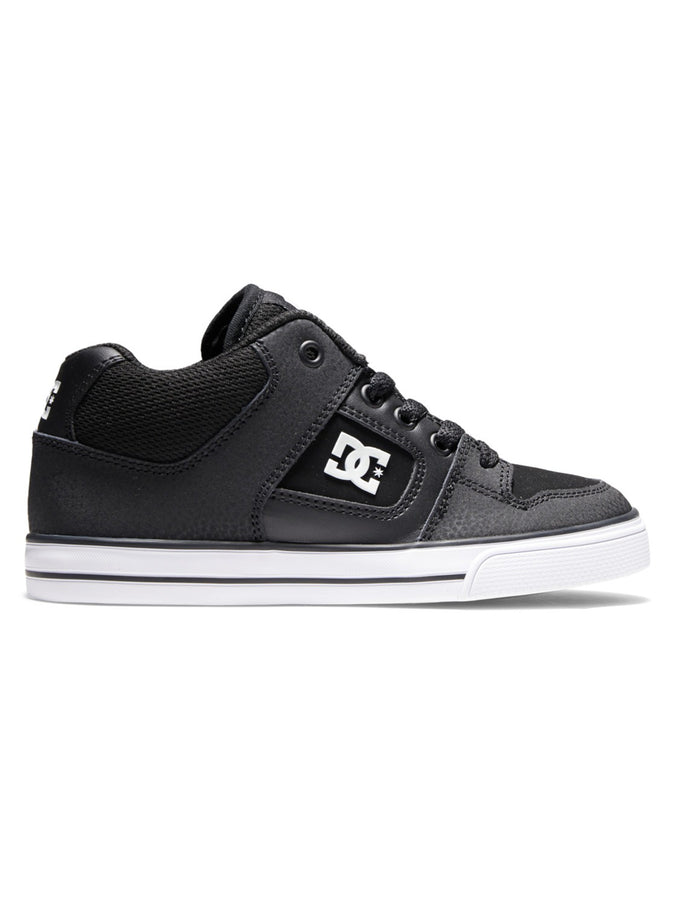 DC Pure Mid Shoes | BLACK/WHITE (BKW)