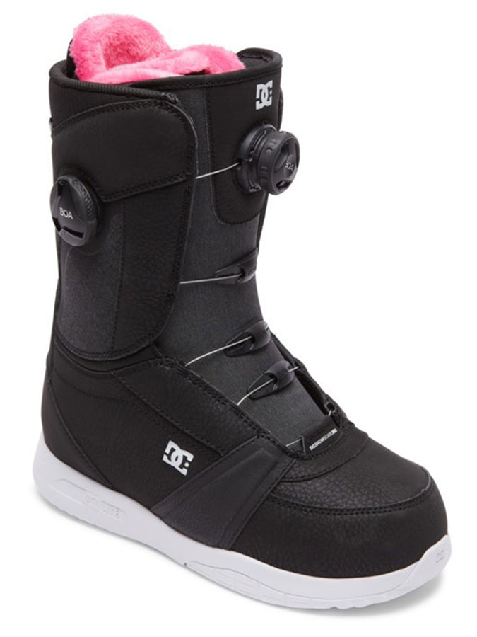 DC Lotus BOA Snowboard Boots 2023 | BLACK/BLACK/WHITE (BLW)