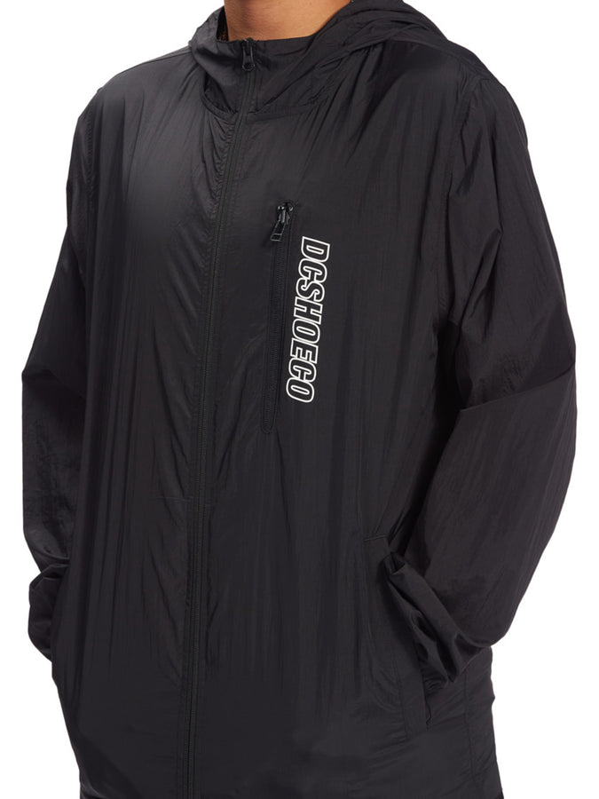 DC Dagup Solid 2 Packable Windbreaker Jacket | BLACK (KVJ0)