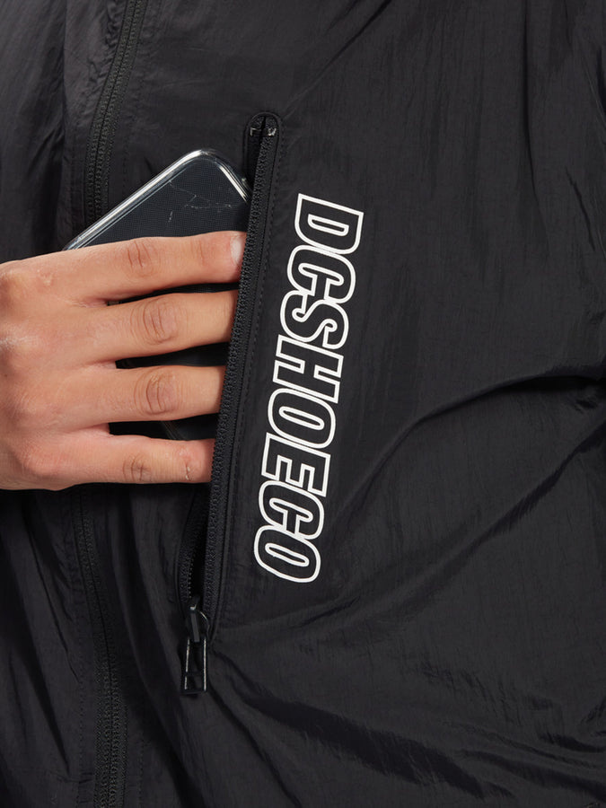 DC Dagup Solid 2 Packable Windbreaker Jacket | BLACK (KVJ0)