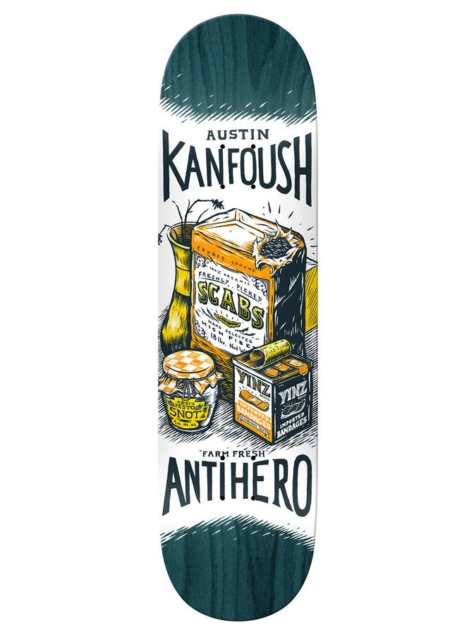 Anti Hero Austin Kanfoush Farm Fresh 8.38 Skateboard Deck | ASSORTED