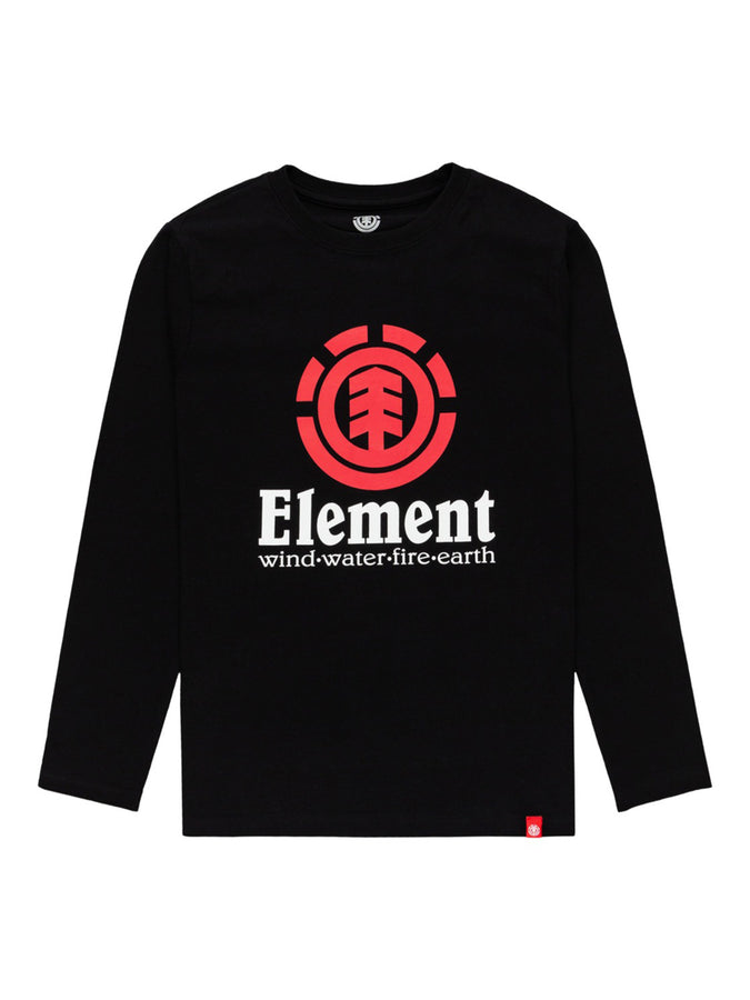Element Vertical Long Sleeve T-Shirt | FLINT BLACK (FBK)