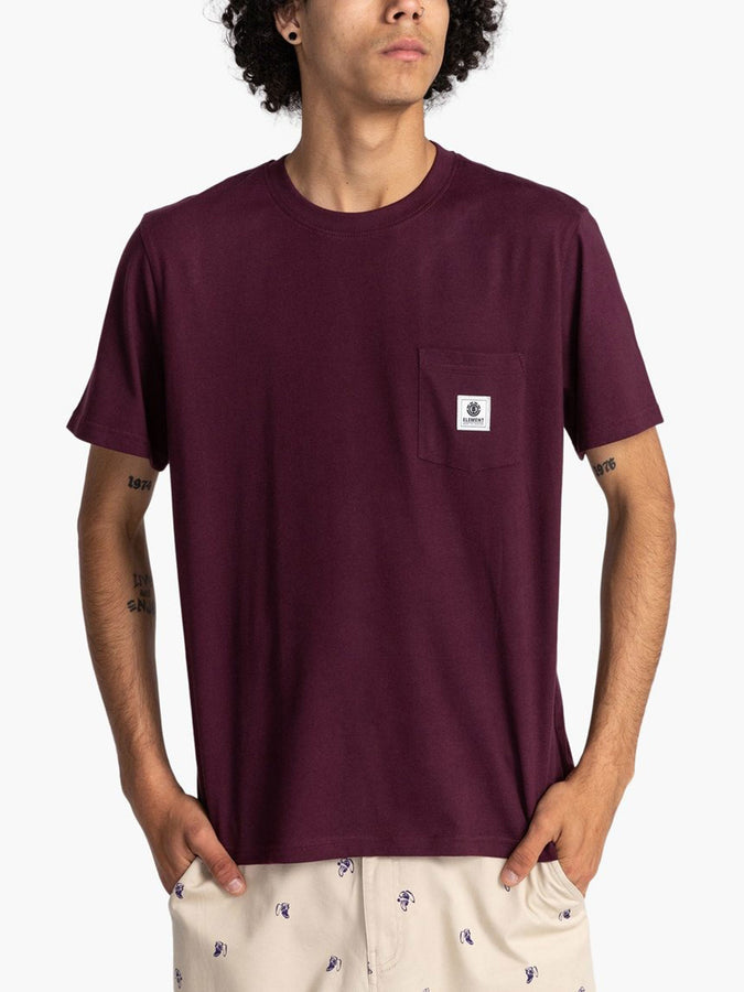 Element Basic Pocket Label T-Shirt | WINETASTING (WIT)