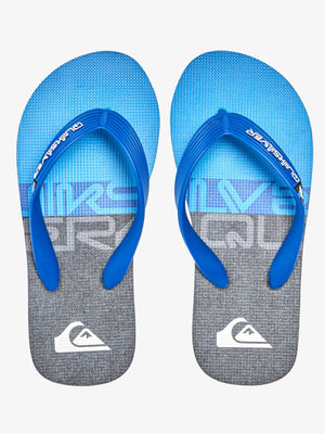 Quiksilver Spring 2023 Molokai Panel Black/Blue/Grey Sandals