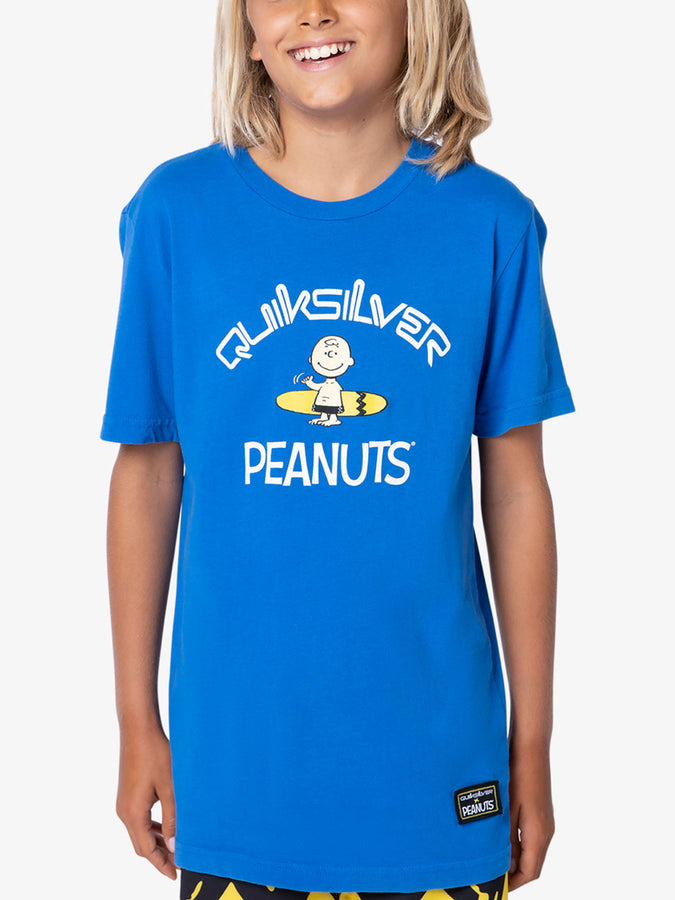 Quiksilver Holiday 2021 x Peanuts T-Shirt | DAPHNE BLUE (BQC0)