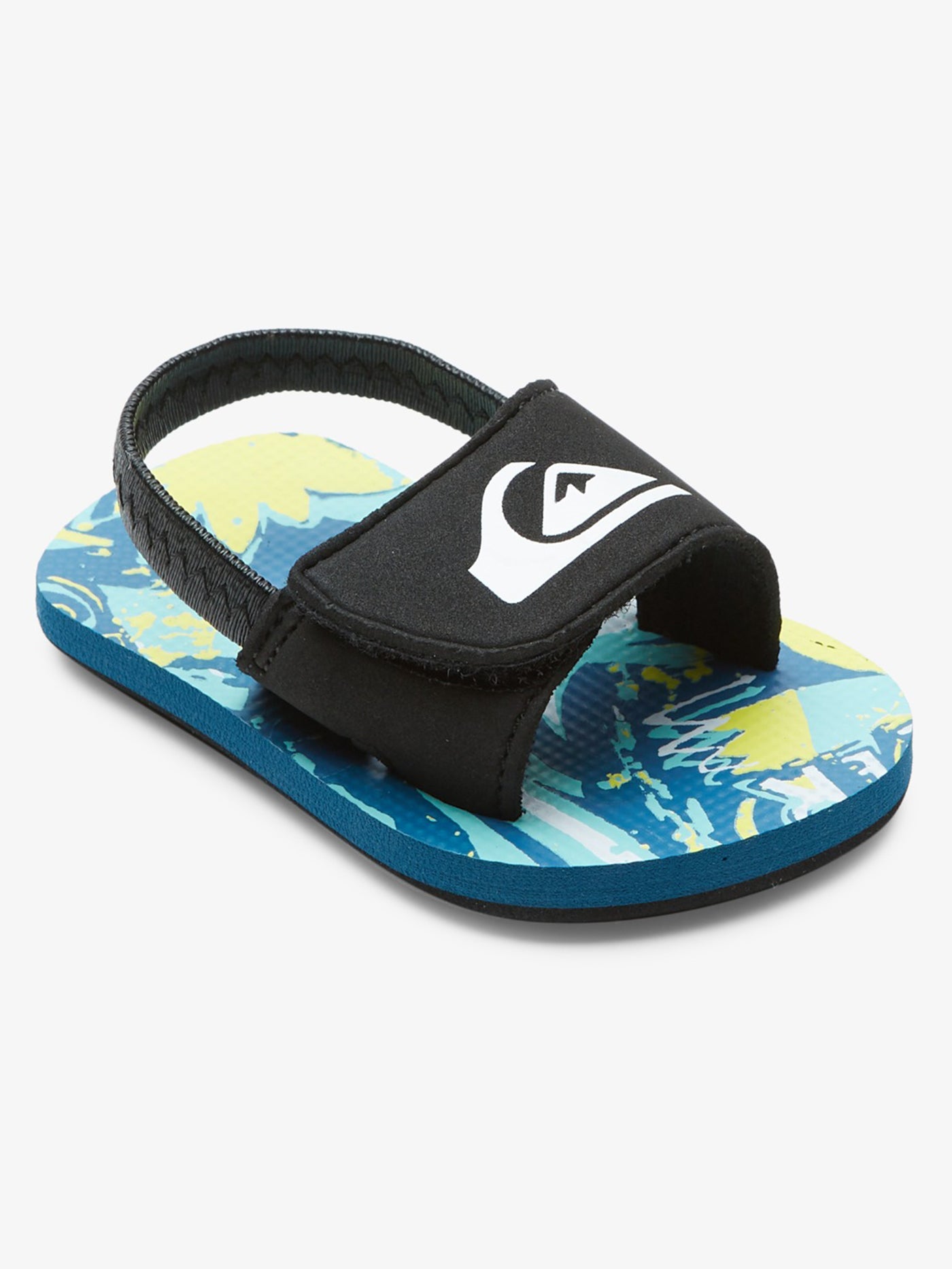 Quiksilver Spring 2023 Molokai Layback Blue/Yellow Sandals