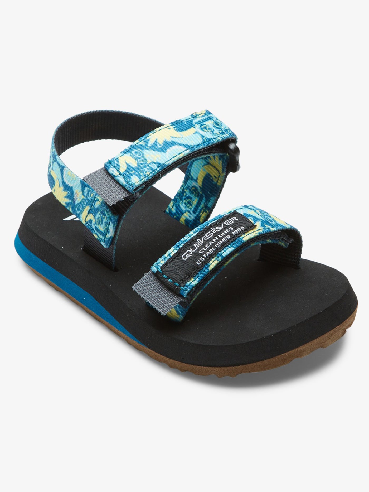 Quiksilver Spring 2023 Monkey Caged Blue/Blue/Yellow Sandals