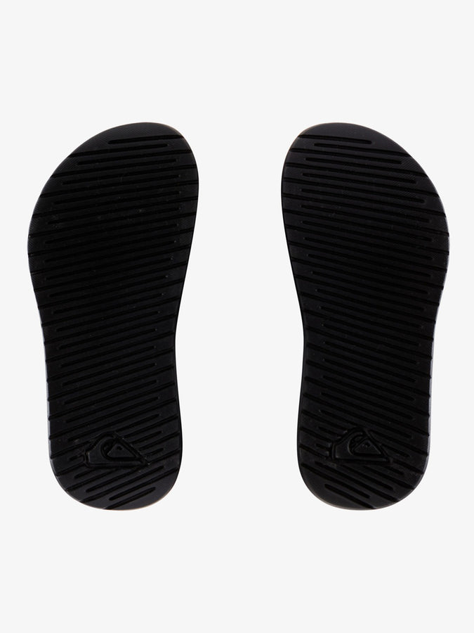 Quiksilver Spring 2023 Bright Coast Strapped Sandals | BLACK/WHITE/BLACK (XKWK)