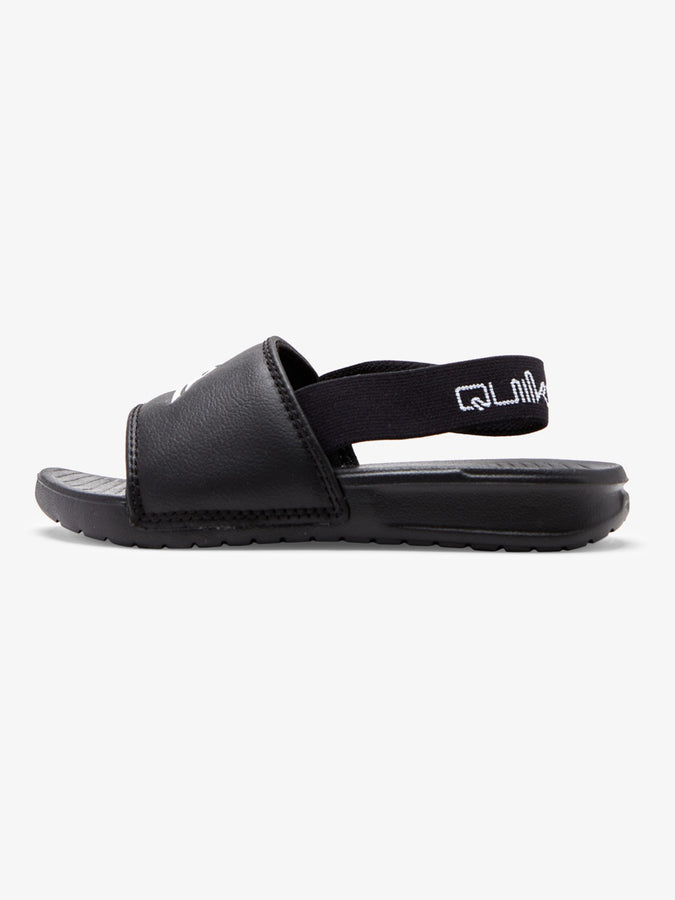 Quiksilver Spring 2023 Bright Coast Strapped Sandals | BLACK/WHITE/BLACK (XKWK)