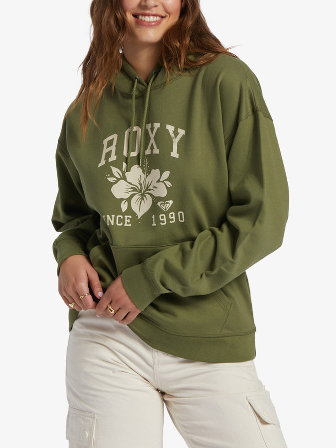 Roxy Spring 2023 Shoreside Hike Hoodie | LODEN GREEN (GNG0)