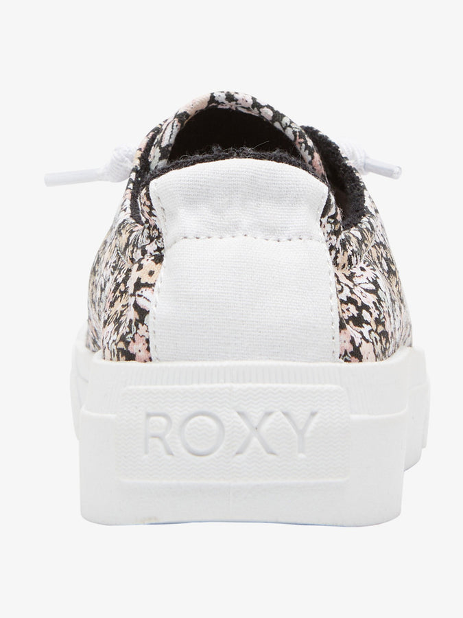 Roxy Spring 2023 Rae Black/White/Black Print Shoes | BLK/WHITE/BLK PRINT (KWK)