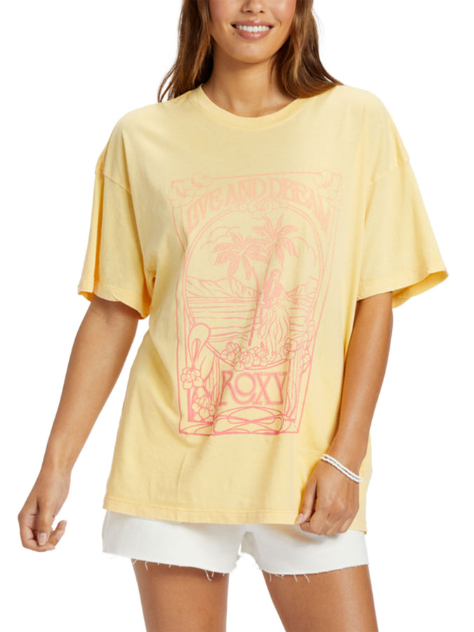 Roxy Spring 2023 Live And Dream T-Shirt | FLAX (NFK0)