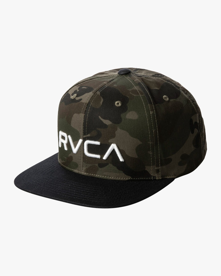 RVCA Twill II Snapback Hat | CAMO/NAVY (GZA6)