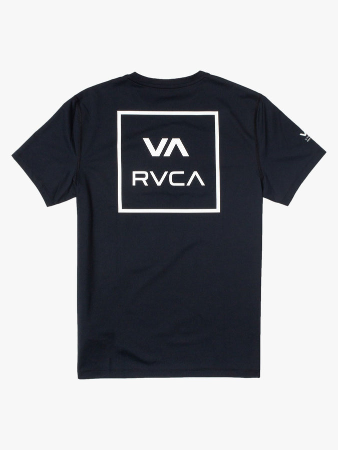 RVCA Surf Short Sleeve Rashguard | BLACK (BLK)