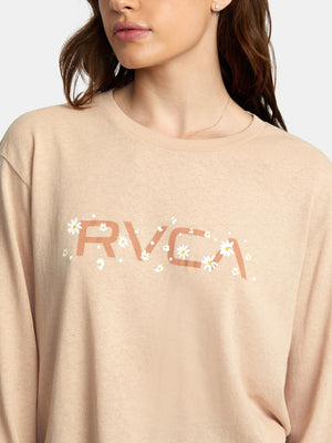 RVCA Spring 2023 Big RVCA Daisy Long Sleeve T-Shirt