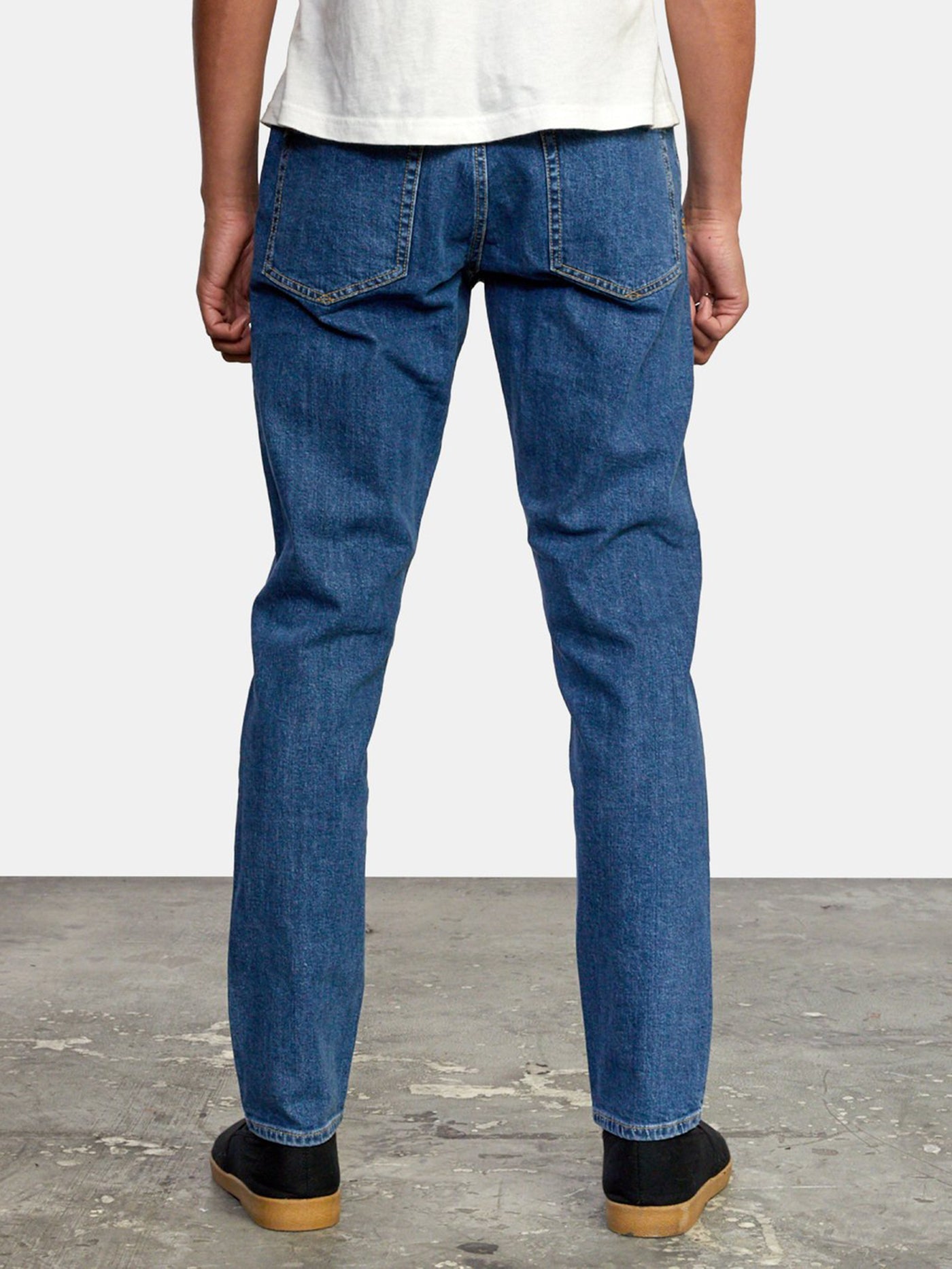 RVCA Weekend Straight Fit Stretch Jeans