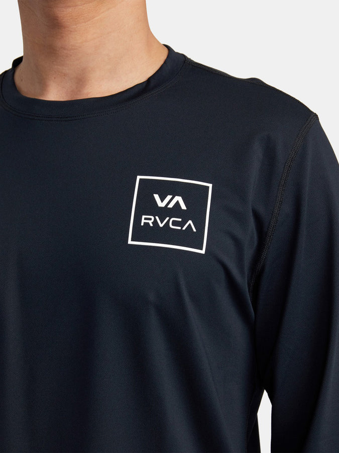 RVCA Surf Long Sleeve Rashguard | BLACK (BLK)