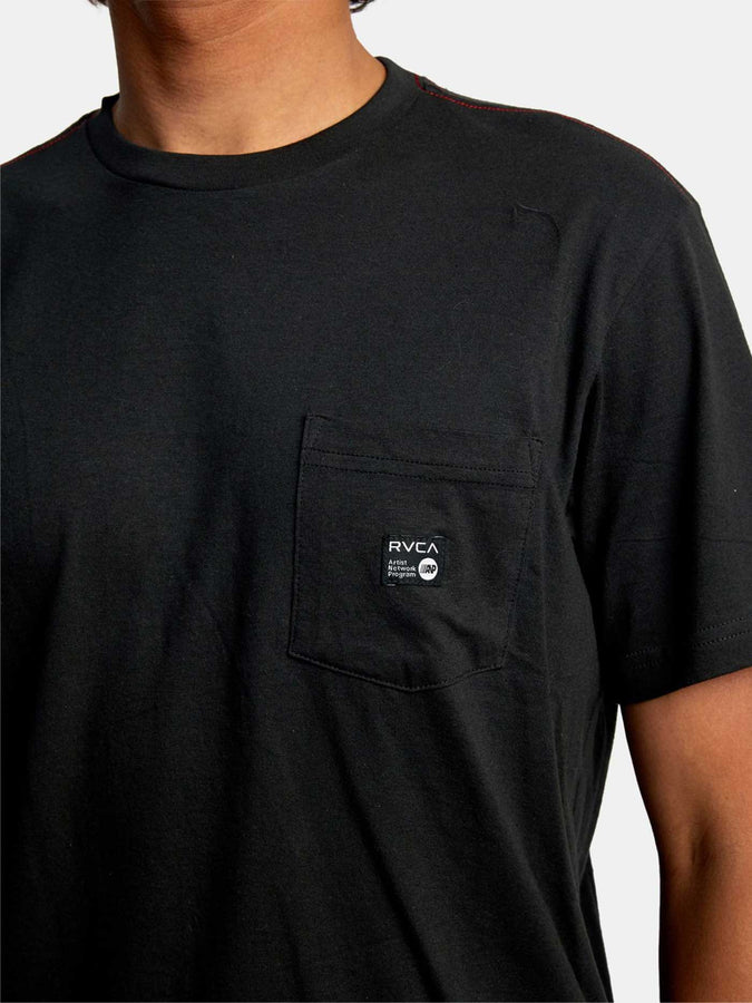 RVCA ANP Pocket T-Shirt | PIRATE BLACK (PTK)