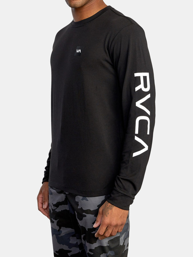 RVCA 2X Long Sleeve Sports T-Shirt | BLACK (BLK)