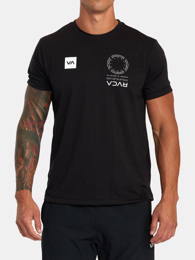 RVCA VA Mark Sport T-Shirt | BLACK (BLK)