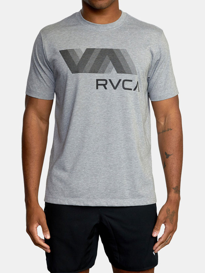 RVCA VA RVCA Blur Sport T-Shirt | ATHLETIC HEATHER (AHR)