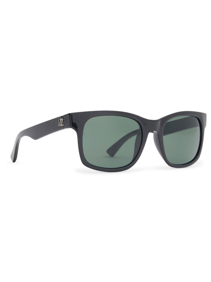 Von Zipper Bayou Black Gloss Sunglasses | BLK GLS/VINTAGE GRY (BKV)