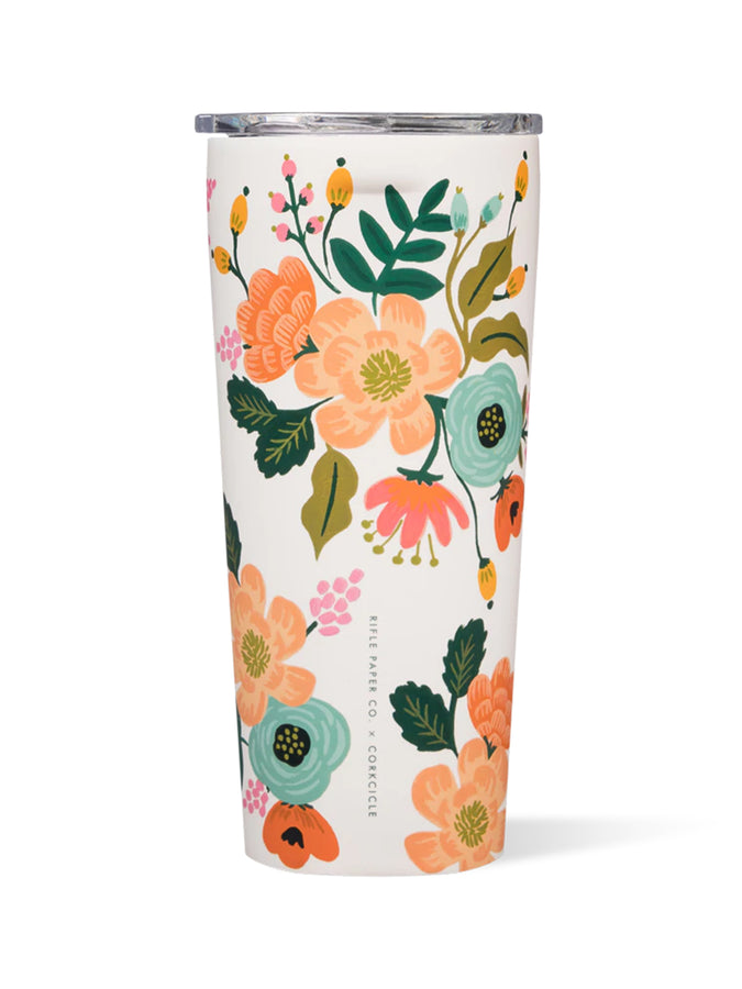 Corkcicle x Rifle Paper 24oz Tumbler | GLOSS CREAM LIVELY FLORAL
