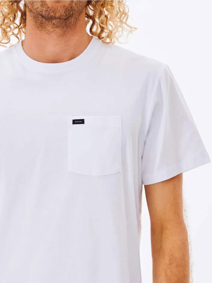 Rip Curl Plain Pocket T-Shirt | WHITE (1000)