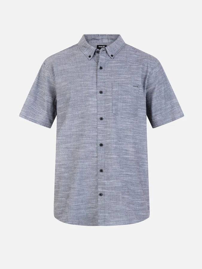 Hurley One And Only Stretch Short Sleeve Buttondown Shirt | BLACK (H023)