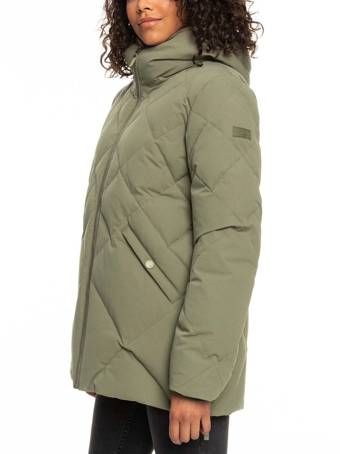 Roxy Neeva Snowboard Jacket 2023 | DEEP LICHEN GREEN (TPC0)