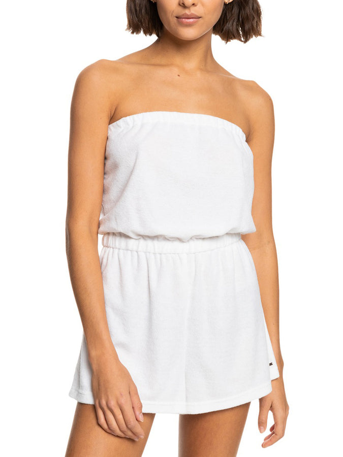 Roxy Spring 2023 Special Feeling Romper Cover-Up | BRIGHT WHITE (WBB0)