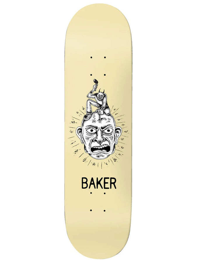 Baker Figgy Chisel Head 8.125 Skateboard Deck | CREAM