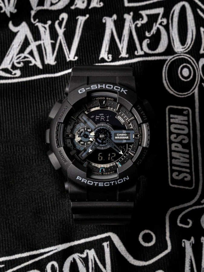 G-SHOCK XL Anadigi Resin Black With Metal Accents Watch | RESIN BLACK