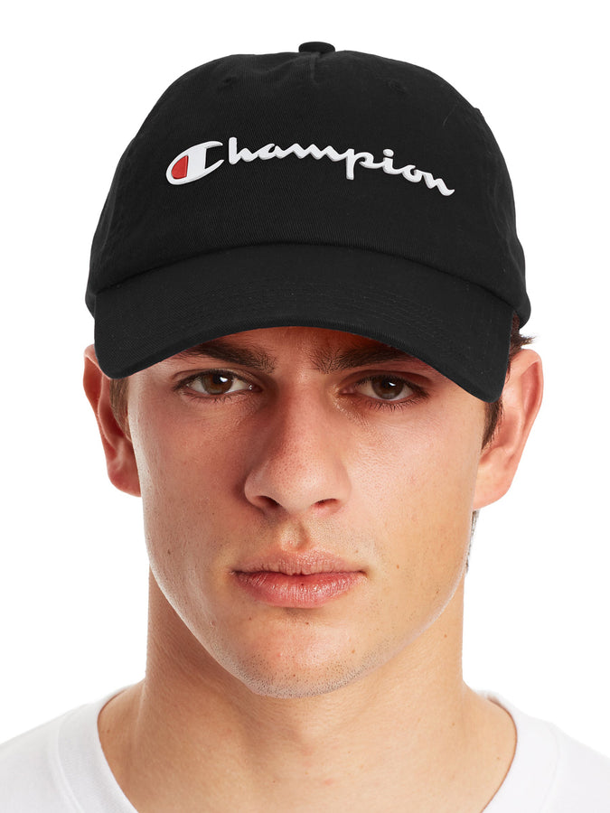 Champion Ameritage Dad Strapback Hat | BLACK (001)