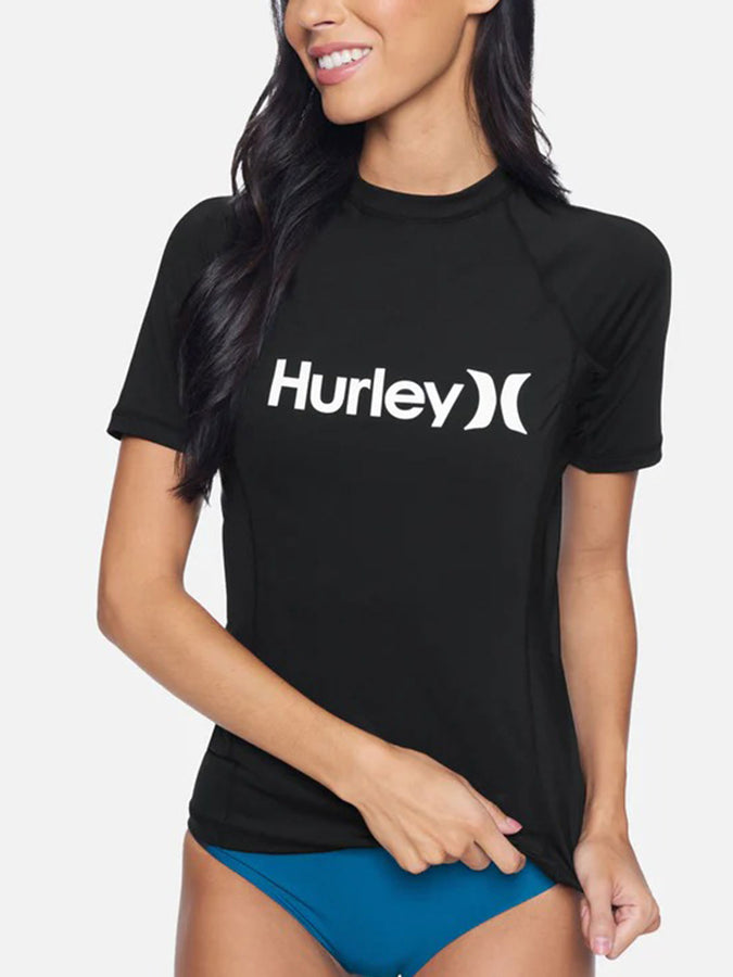 Hurley One And Only Solid Rashguard | BLACK (BLK)