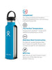 Hydro Flask 21oz Standard Mouth Flex Cap Indigo Bottle